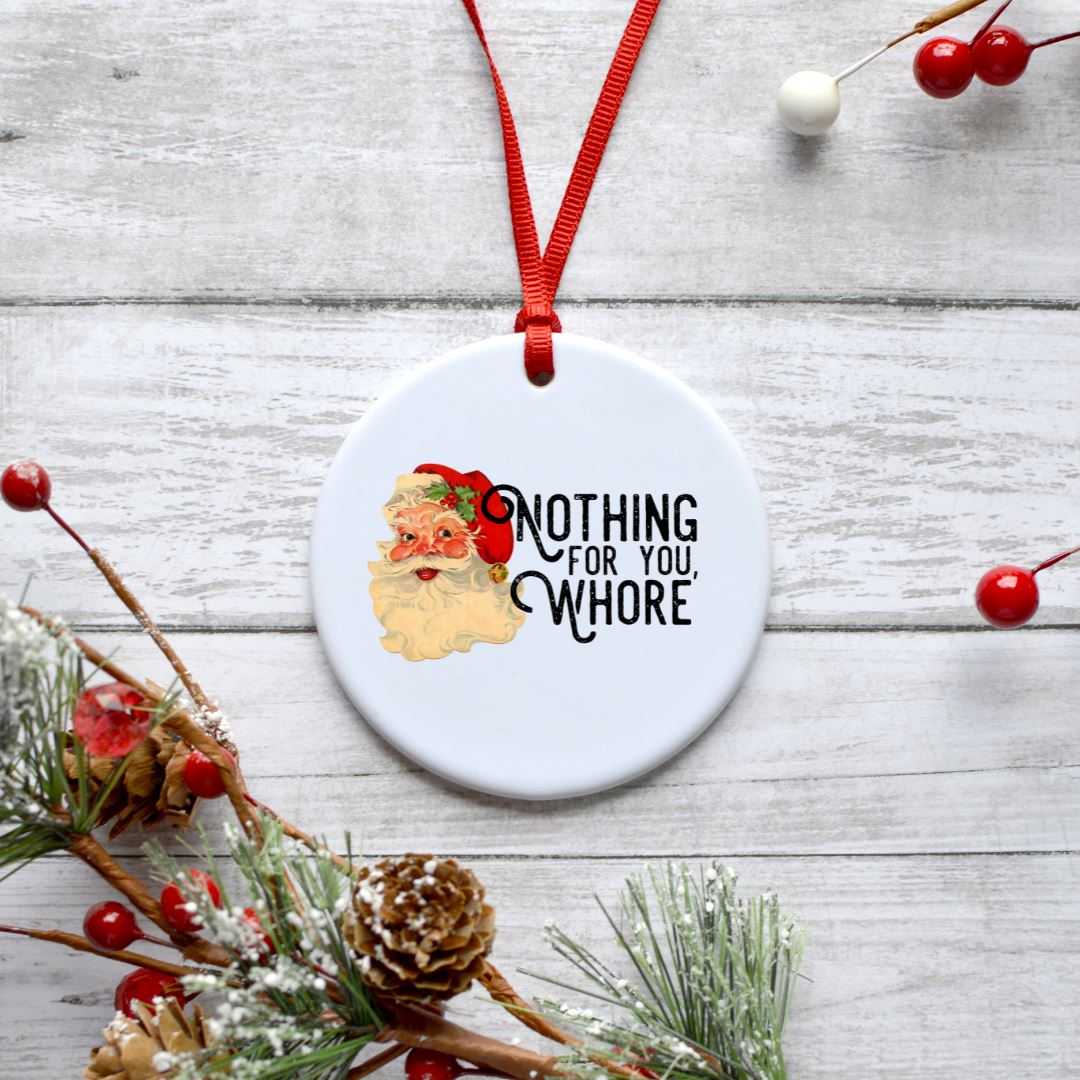 NOTHING FOR YOU WHORE ORNAMENT Ornament Harlow Boutique Official Online Store