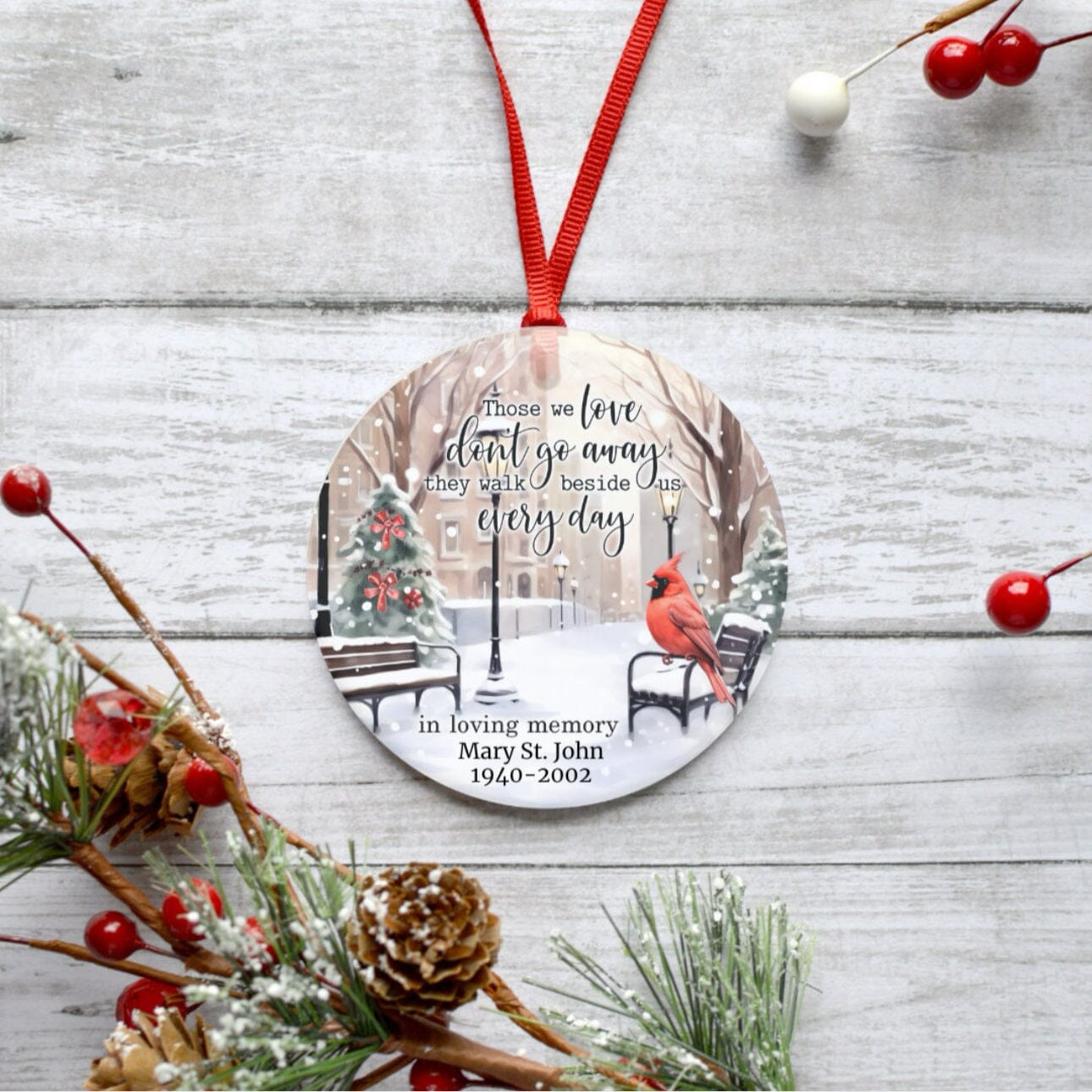 CARDINAL MEMORIAL ORNAMENT Ornament Harlow Boutique Official Online Store