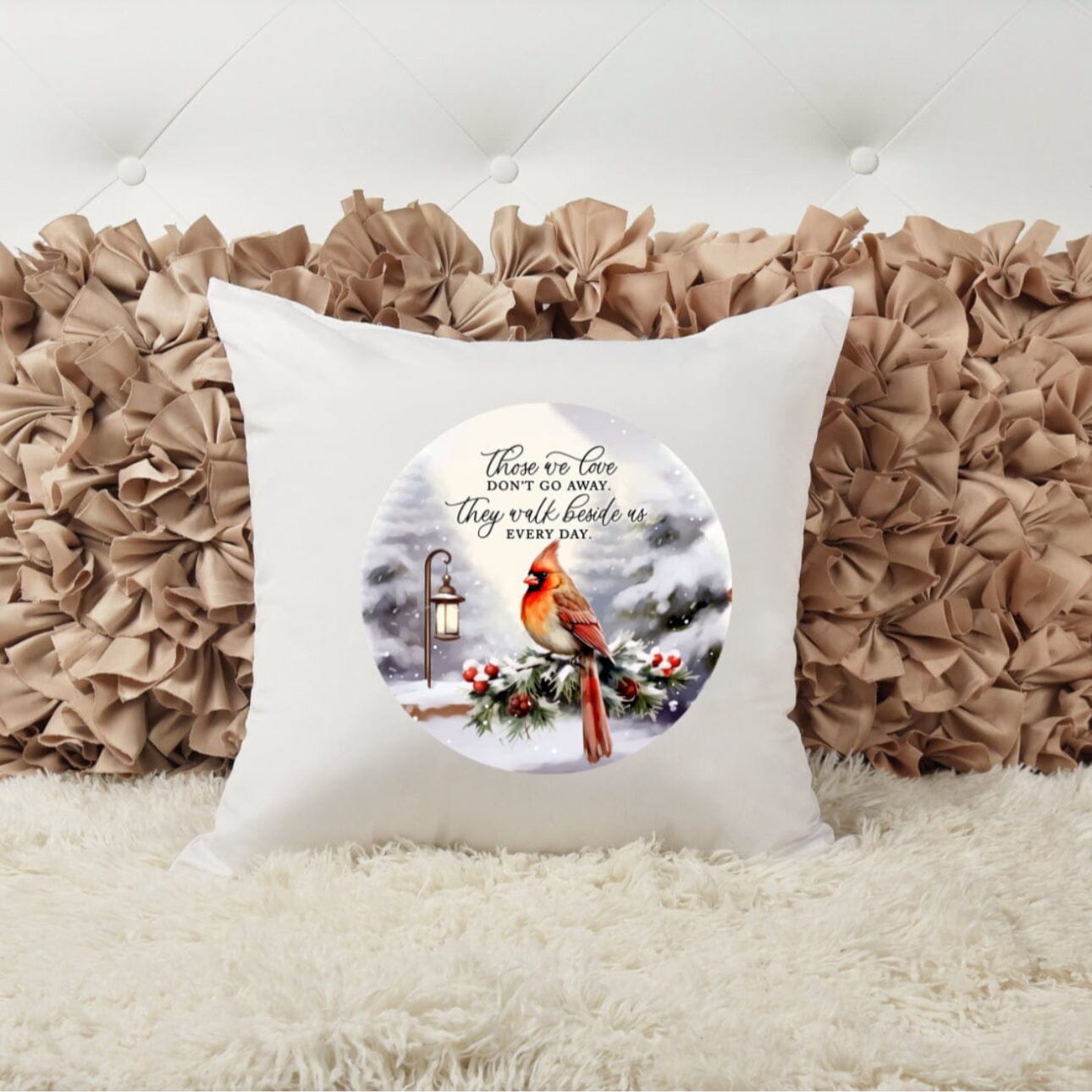 CARDINAL MEMORIAL PILLOW Pillow Harlow Boutique Official Online Store