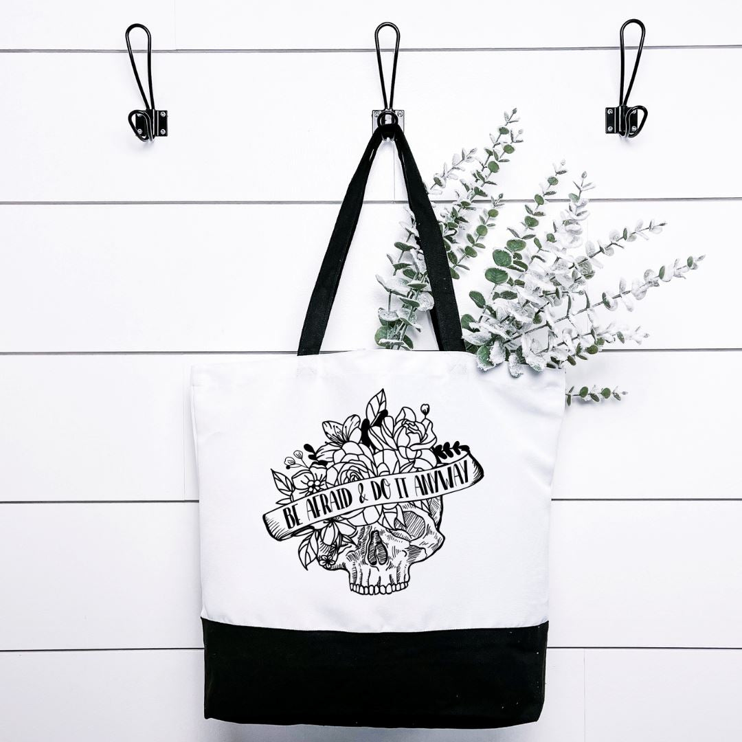 Be Afraid And Do It Anyway Tote Bag Harlow Boutique Official Online Store