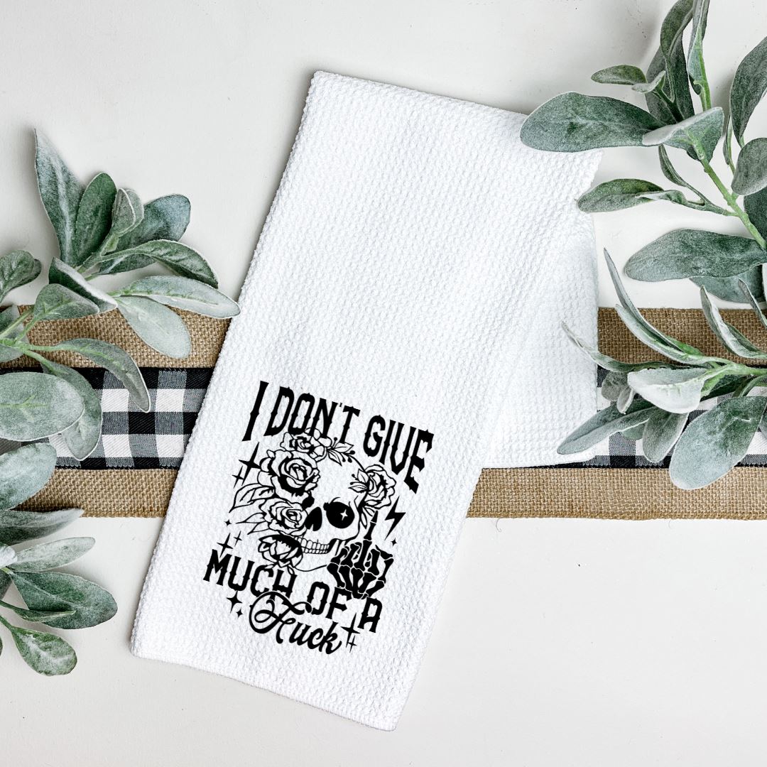 I DONT GIVE MUCH OF A FUCK TEA TOWEL Tea Towel Harlow Boutique Official Online Store