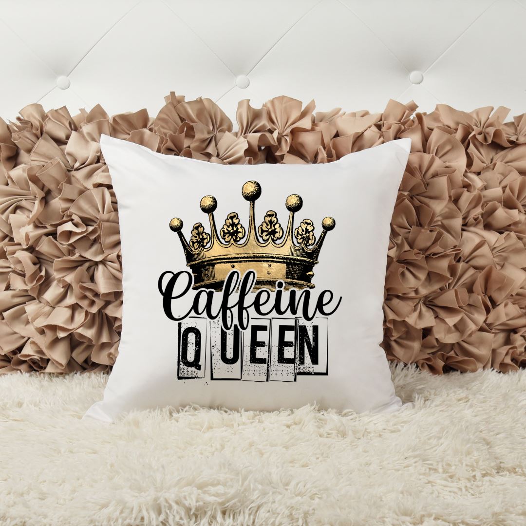 CAFFEINE QUEEN PILLOW Pillow Harlow Boutique Official Online Store