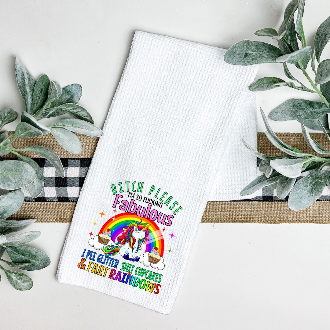 BITCH PLEASE TEA TOWEL Tea Towel Harlow Boutique Official Online Store