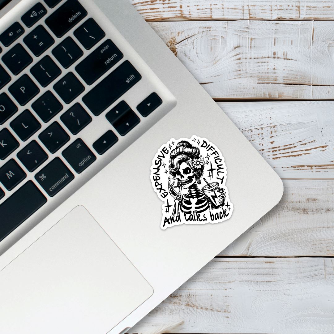 Expensive Difficult And Talks Back Sticker Sticker Harlow Boutique Official Online Store
