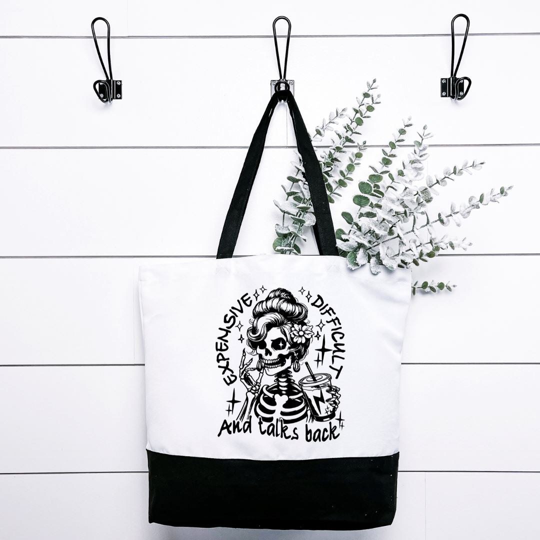 Expensive Difficult And Talks Back Tote Bag Harlow Boutique Official Online Store