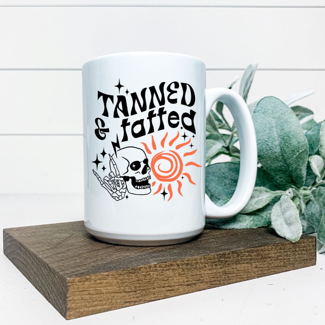 TANNED AND TATTED MUG Harlow Boutique Official Online Store