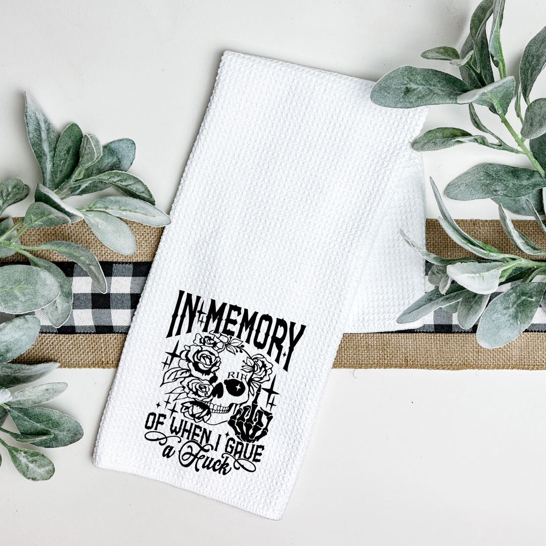 In Memory of When I Gave a Fuck Tote Bag Harlow Boutique Official Online Store
