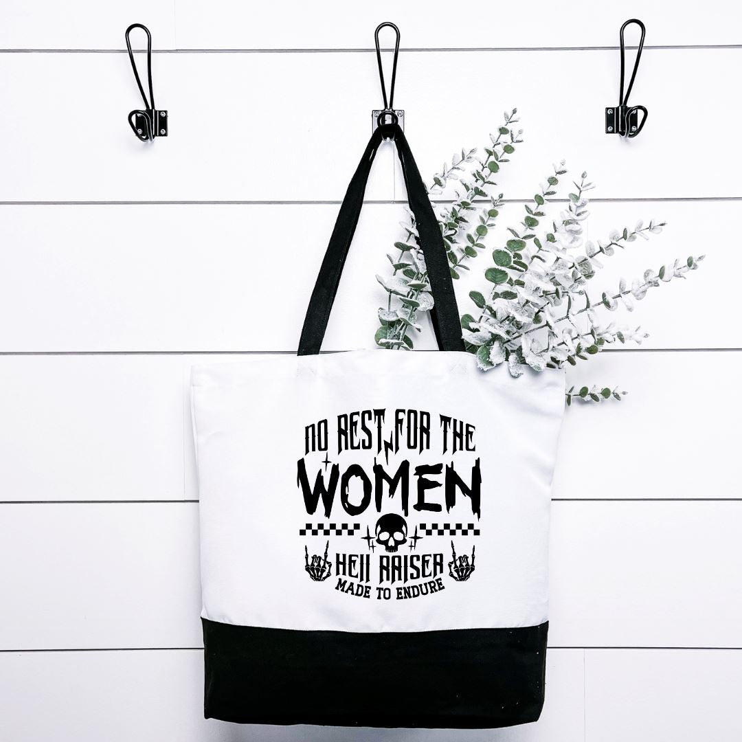 No Rest For Women Hell Raiser Tote Bag Harlow Boutique Official Online Store