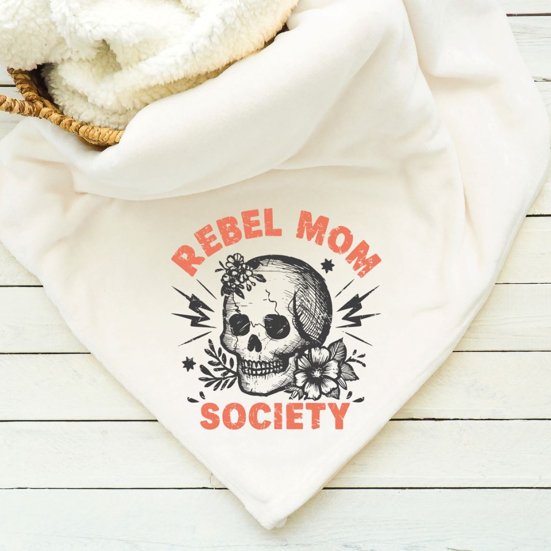 Rebel Mom Society Blanket Blankets Harlow Boutique Official Online Store