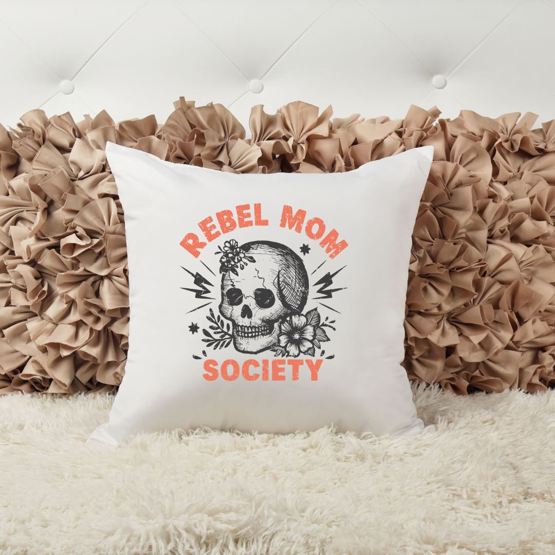 REBEL MOM SOCIETY PILLOW Pillow Harlow Boutique Official Online Store