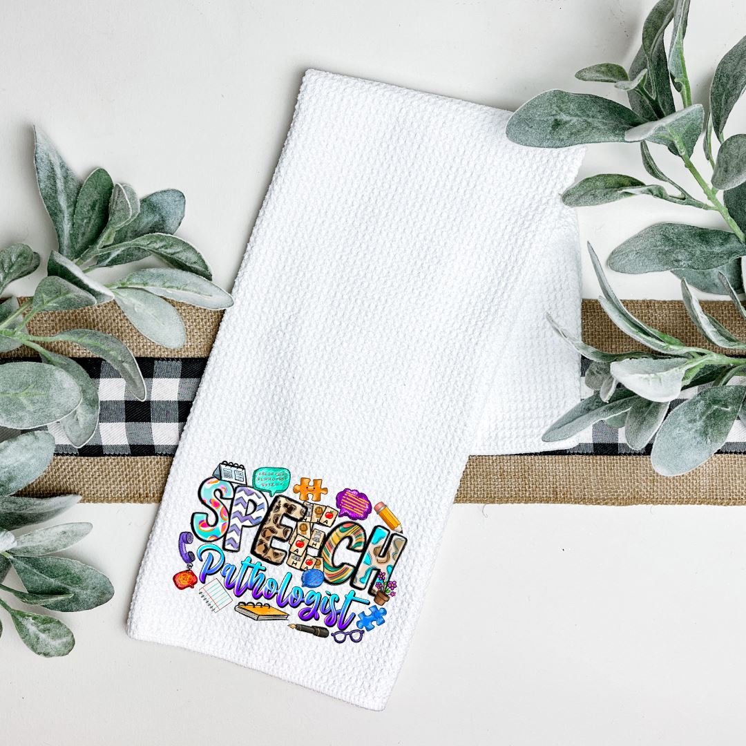 SPEECH PATHOLOGIST TEA TOWEL Tea Towel Harlow Boutique Official Online Store
