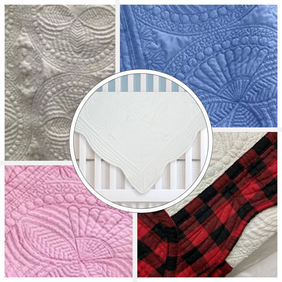 Embroidered Monogram Quilt Heirloom Quilt Harlow Boutique Official Online Store