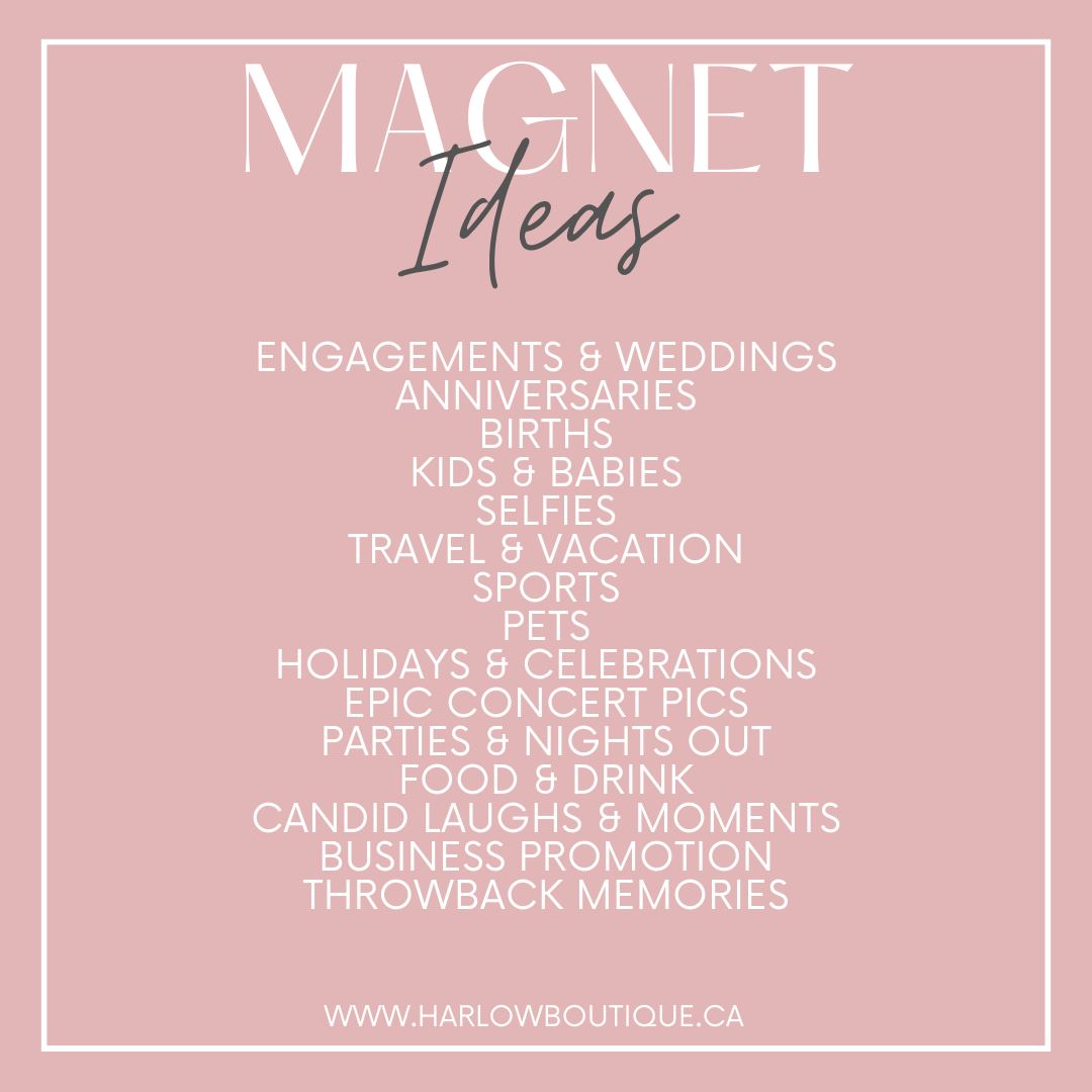 Magnet SAMPLE - Custom Photo Magnets Harlow Boutique Official Online Store
