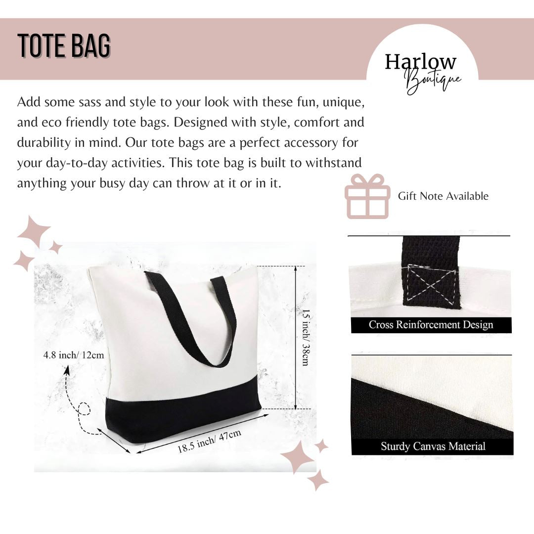 Continue Tote Bag Harlow Boutique Official Online Store