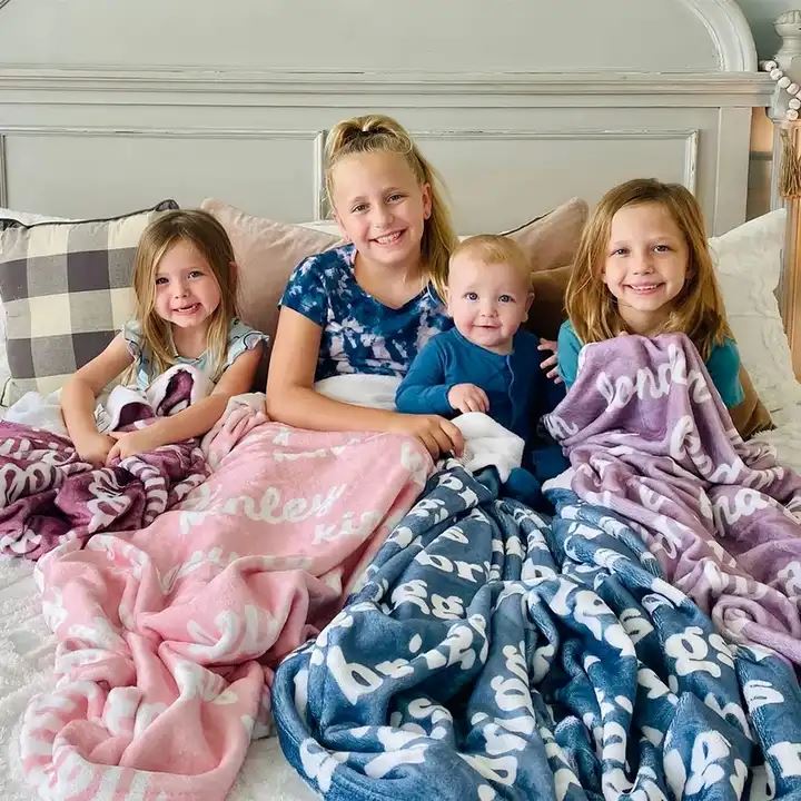Custom Name Blankets Harlow Boutique Official Online Store