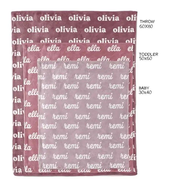 Custom Name Blankets Harlow Boutique Official Online Store