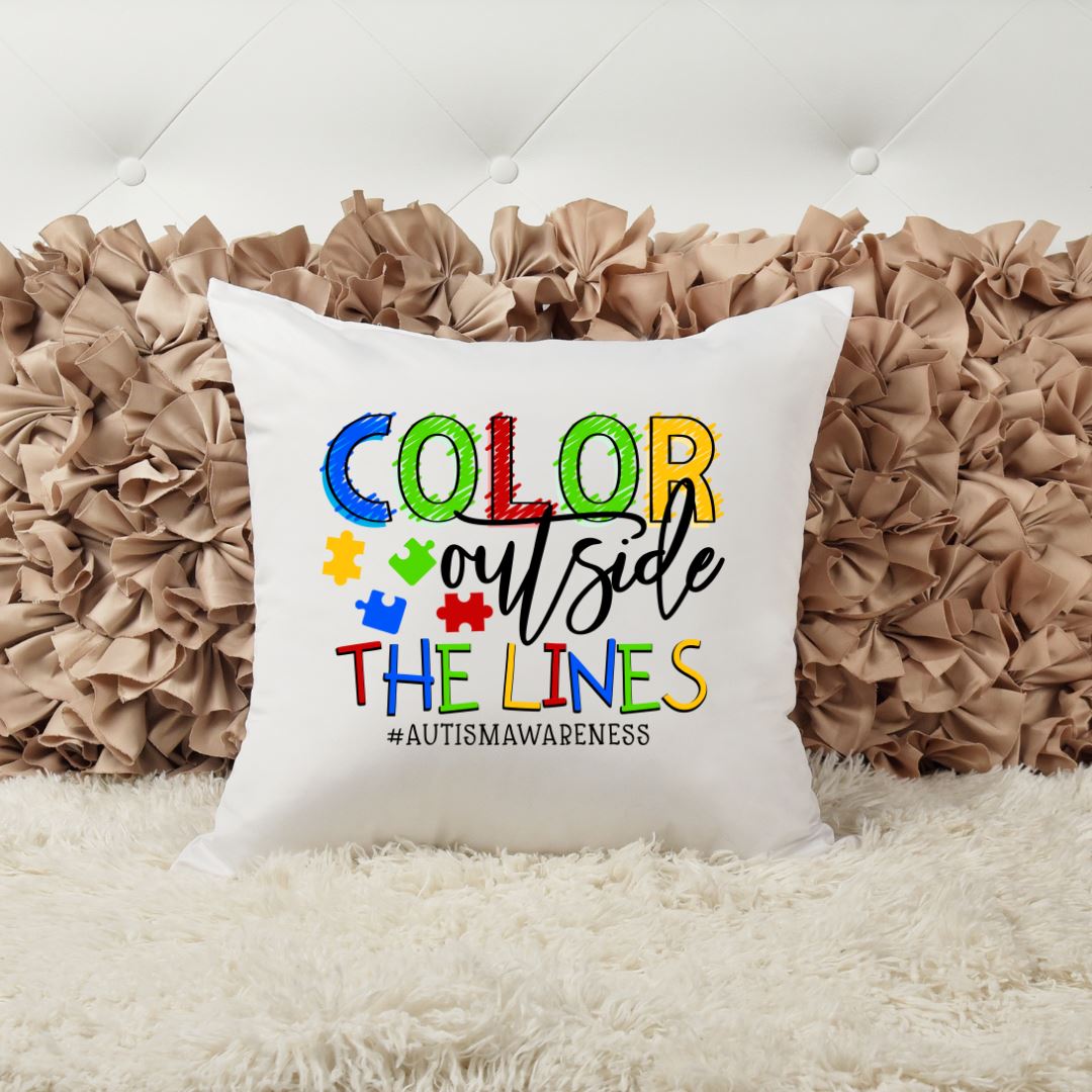 COLOR OUTSIDE THE LINES PILLOW Harlow Boutique Official Online Store