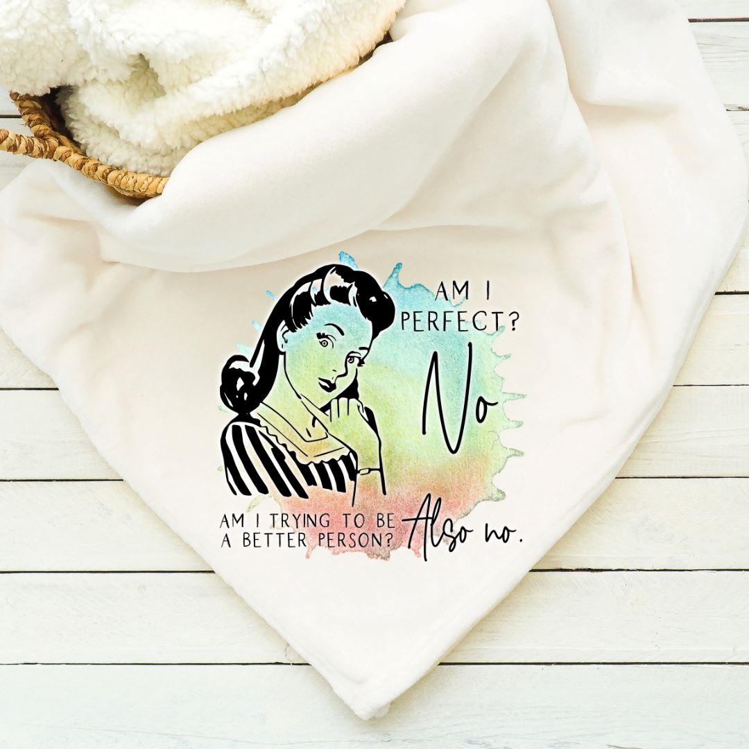 Am I Perfect Blanket Blankets Harlow Boutique Official Online Store