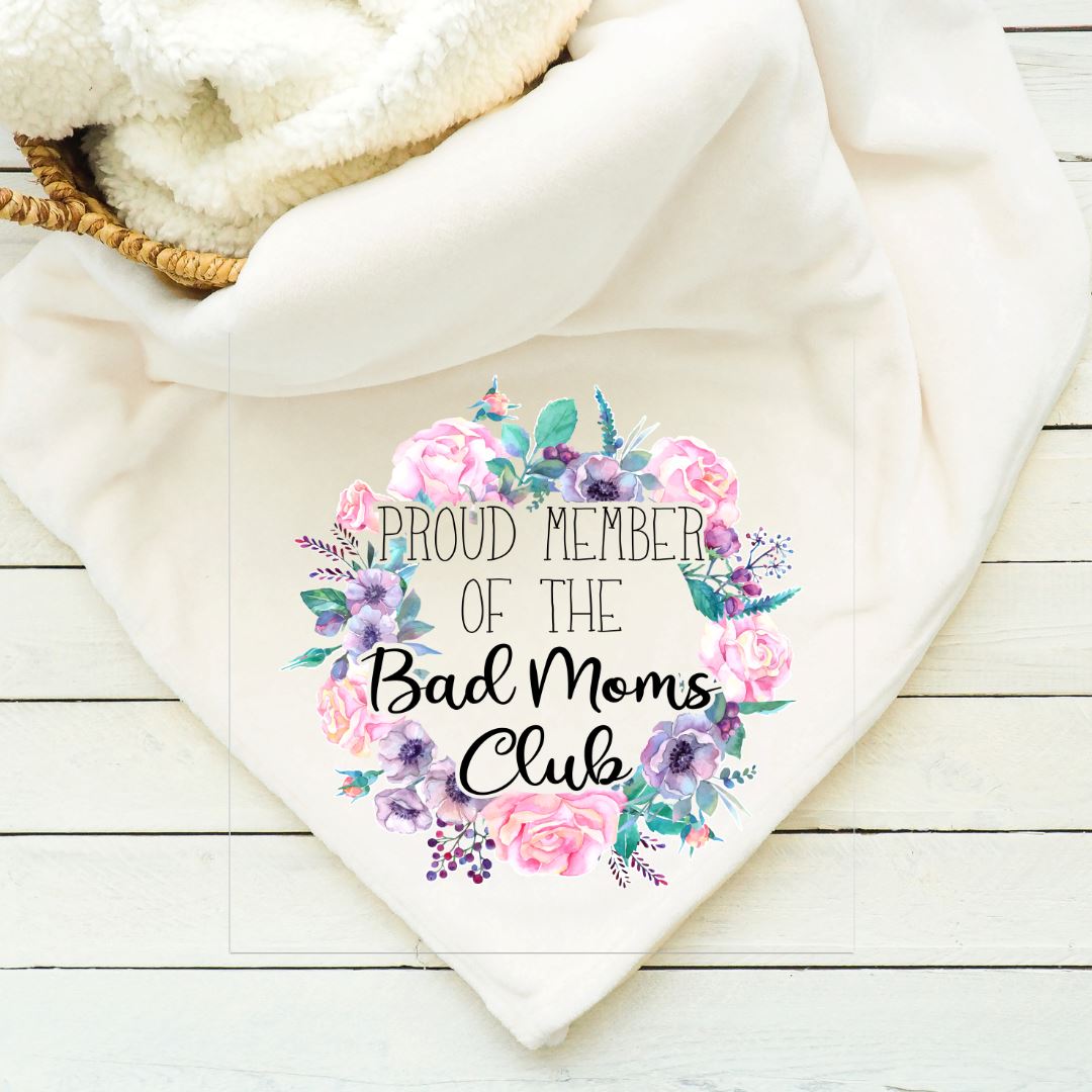 Bad Moms Club Blanket Blankets Harlow Boutique Official Online Store