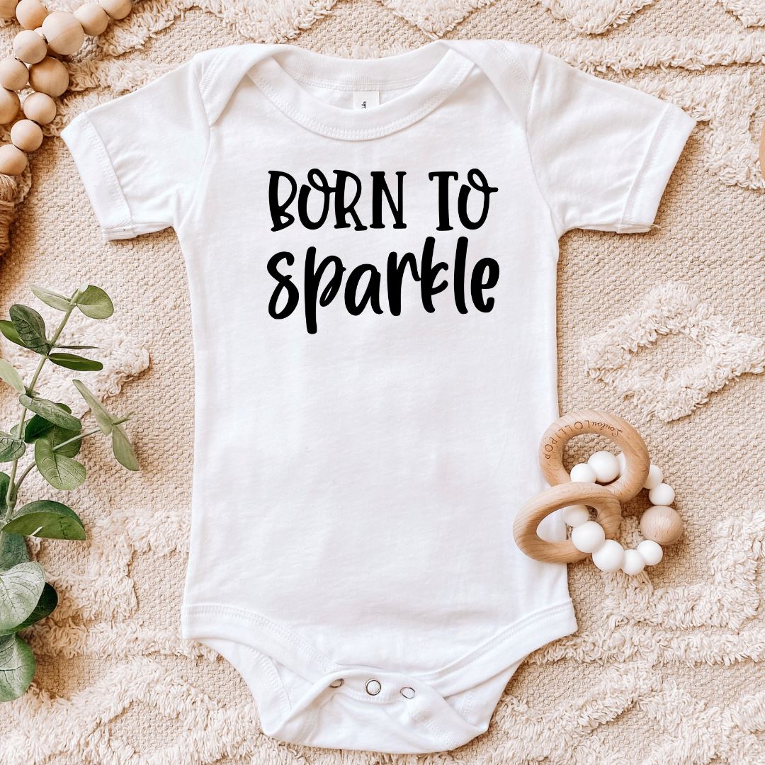 Born To Sparkle Baby Bodysuit Harlow Boutique Official Online Store