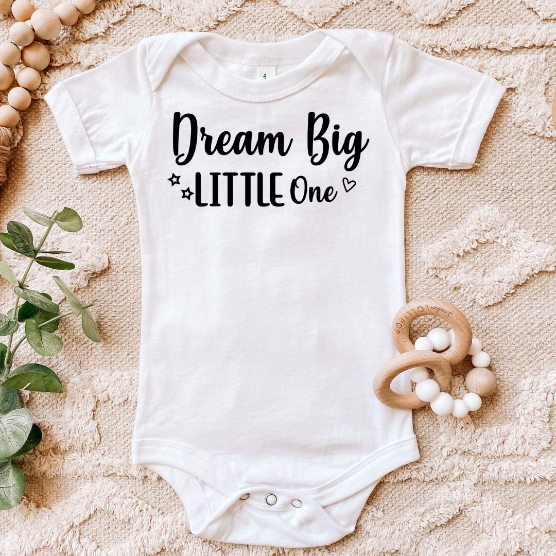 Dream Big Little One Baby Bodysuit Harlow Boutique Official Online Store