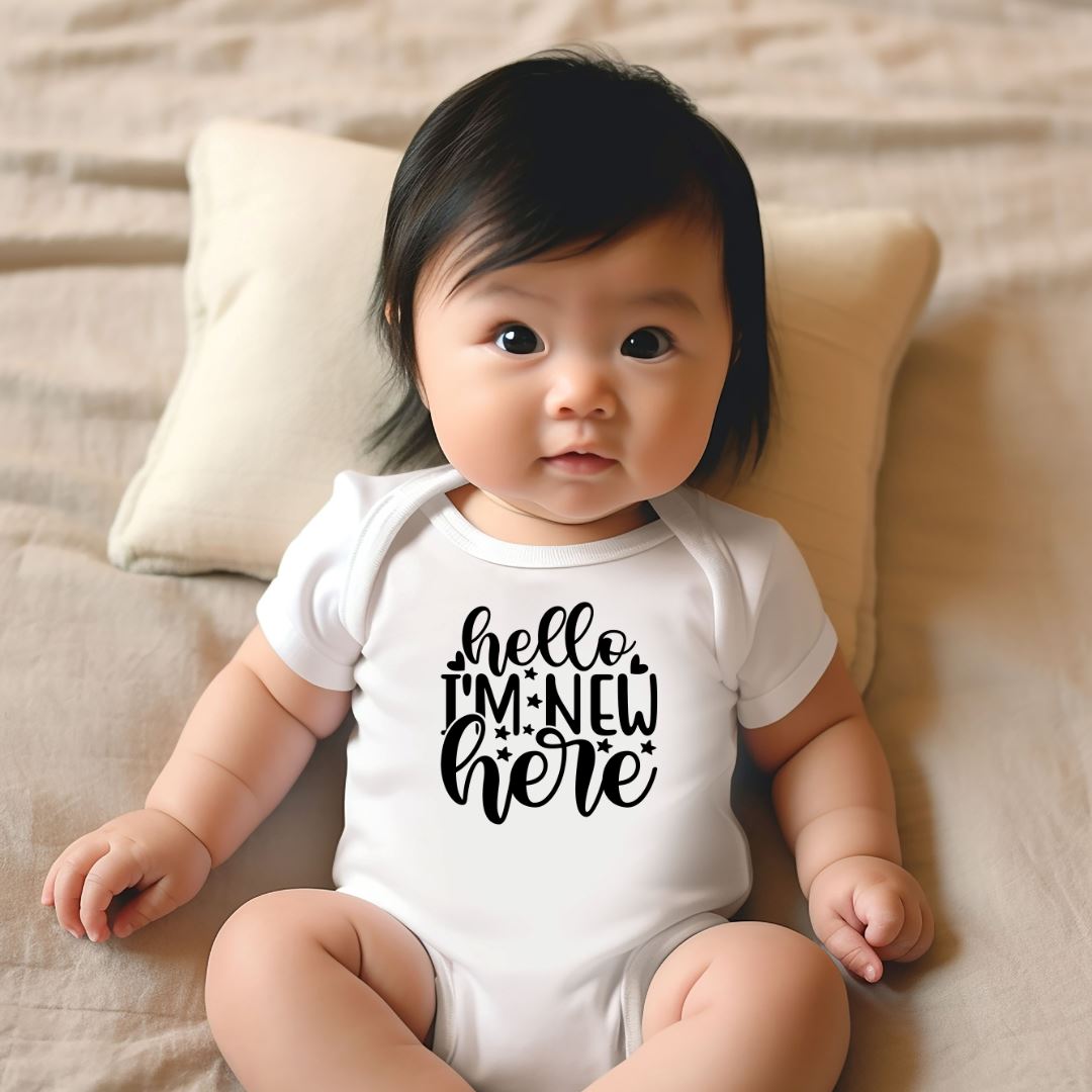 Hello Im New Here Baby Bodysuit Harlow Boutique Official Online Store