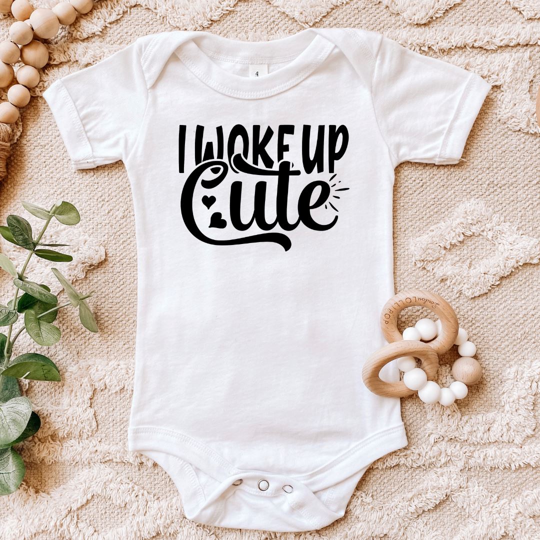 I Woke Up Cute Baby Bodysuit Harlow Boutique Official Online Store