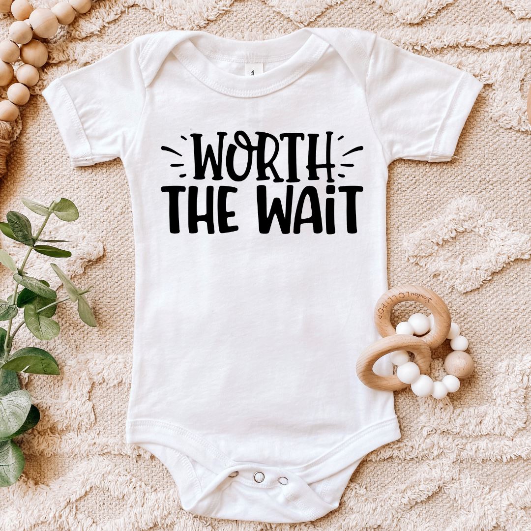Worth the Wait Baby Bodysuit Harlow Boutique Official Online Store