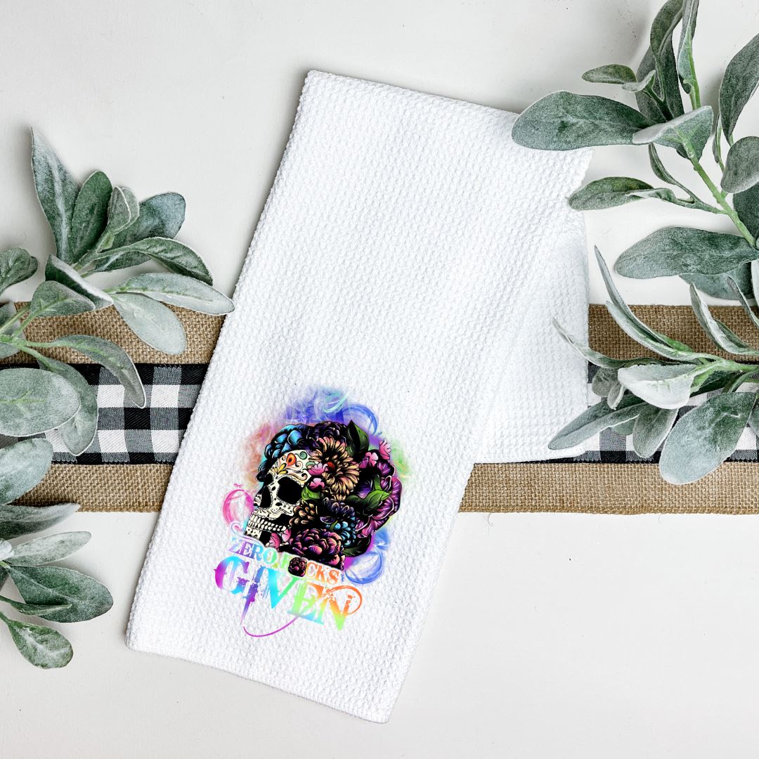 ZERO FUCKS GIVEN TEA TOWEL Harlow Boutique Official Online Store