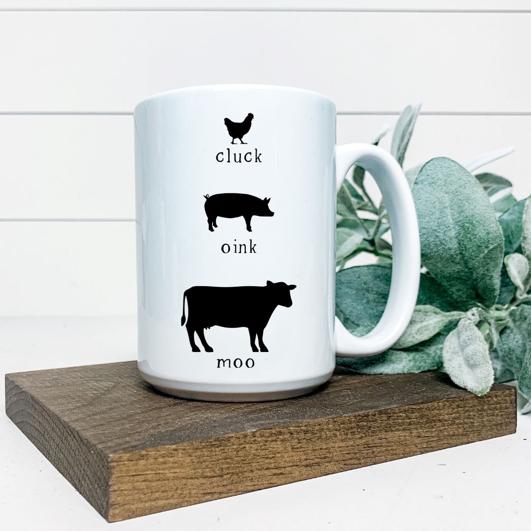OINK CLUCK MOO MUG Harlow Boutique Official Online Store