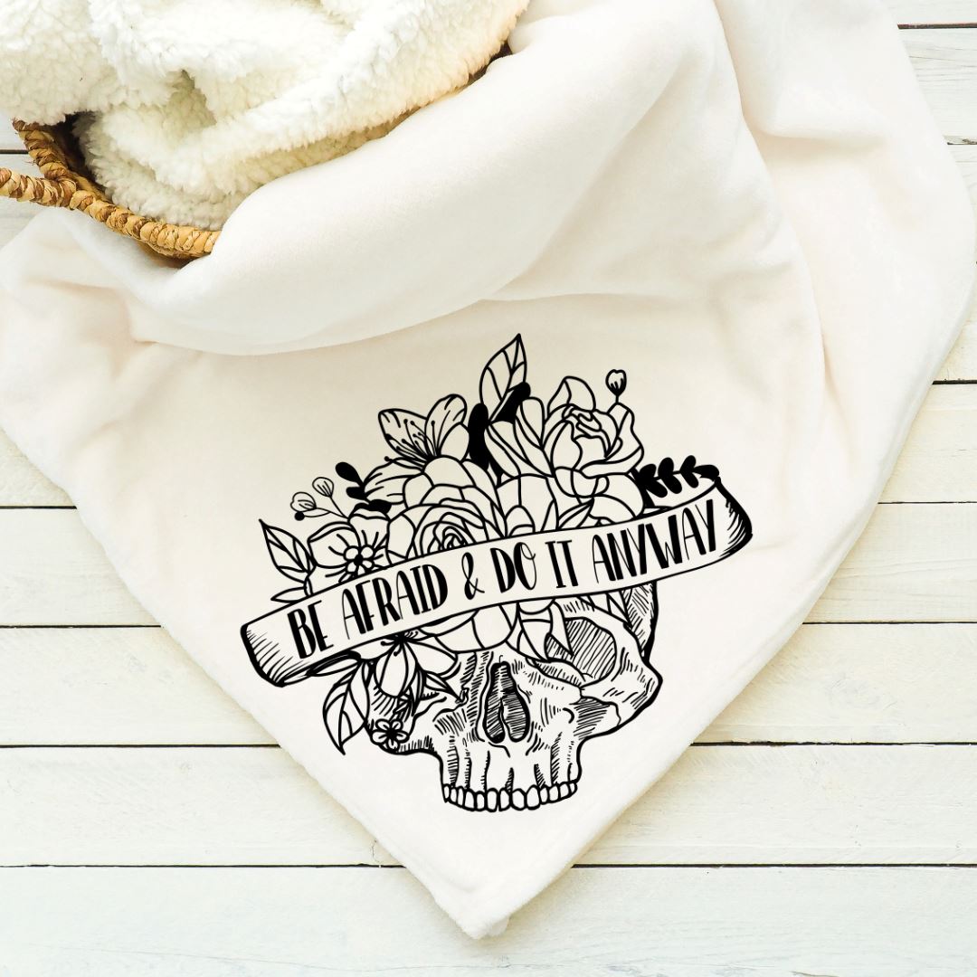 Be Afraid And Do It Anyway Blanket Blankets Harlow Boutique Official Online Store