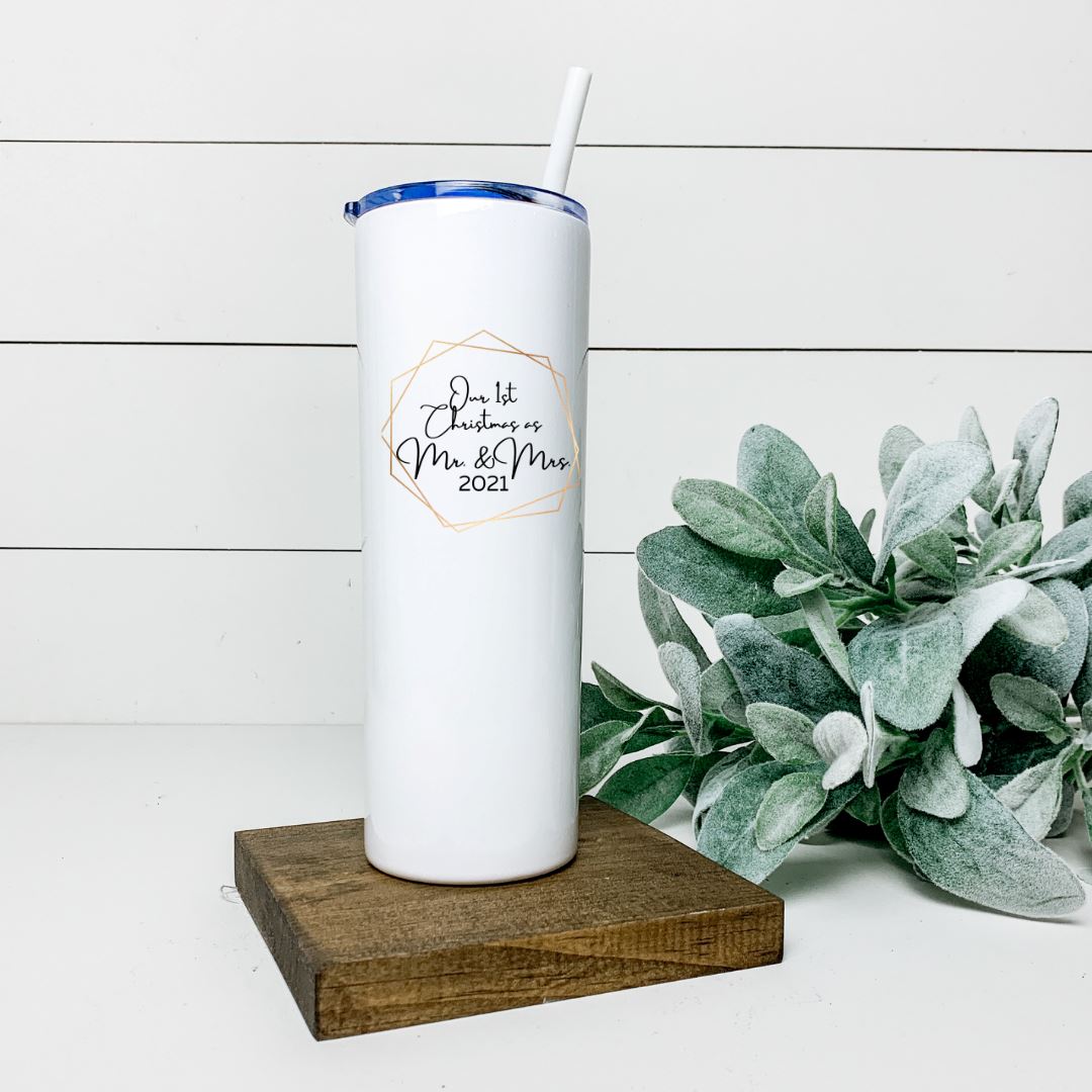 MR AND MRS TALL TUMBLER Tumblers Harlow Boutique Official Online Store