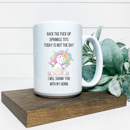 BACK THE FUCK UP SPRINKLE TITS MUG Harlow Boutique Official Online Store 