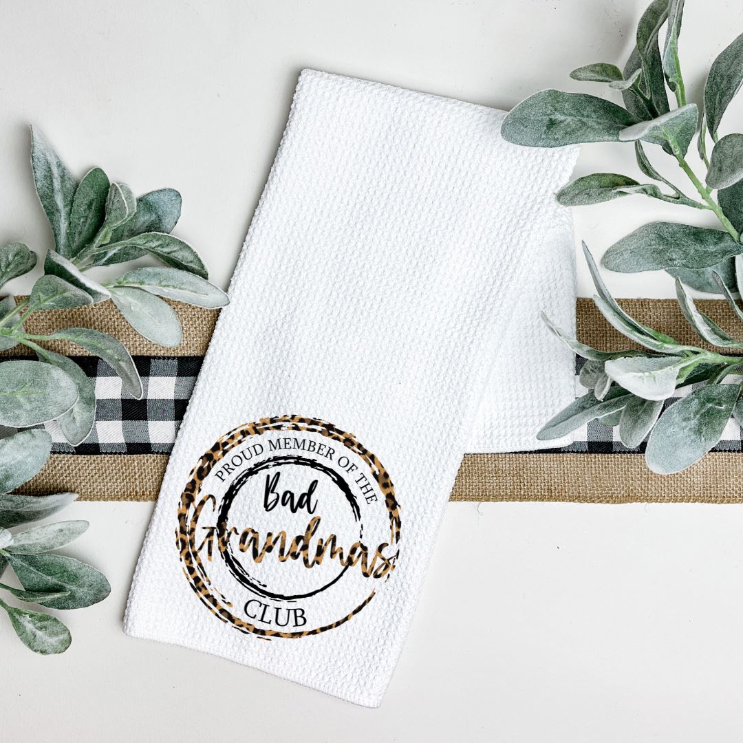 BAD GRANDMAS CLUB TEA TOWEL Harlow Boutique Official Online Store