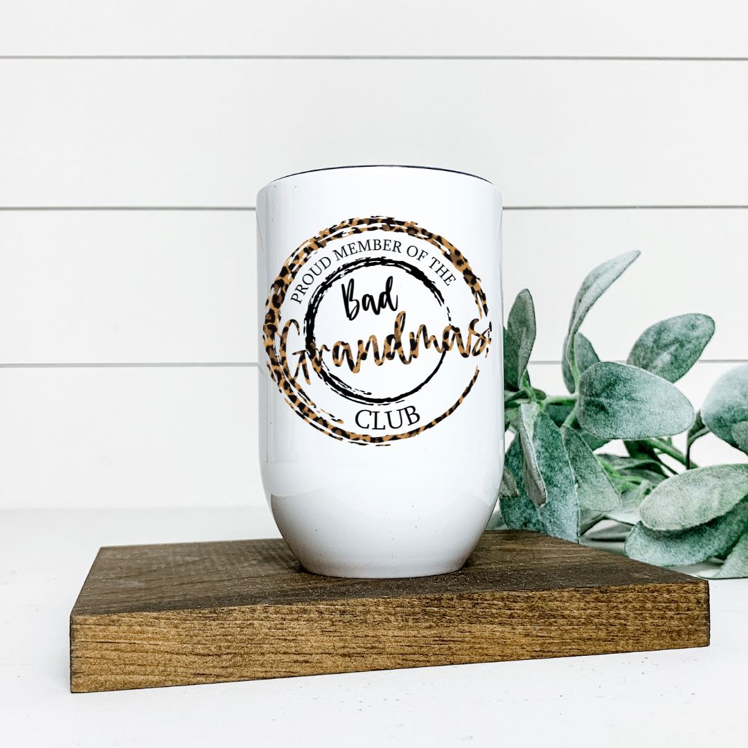 BAD GRANDMAS CLUB WINE TUMBLER Harlow Boutique Official Online Store