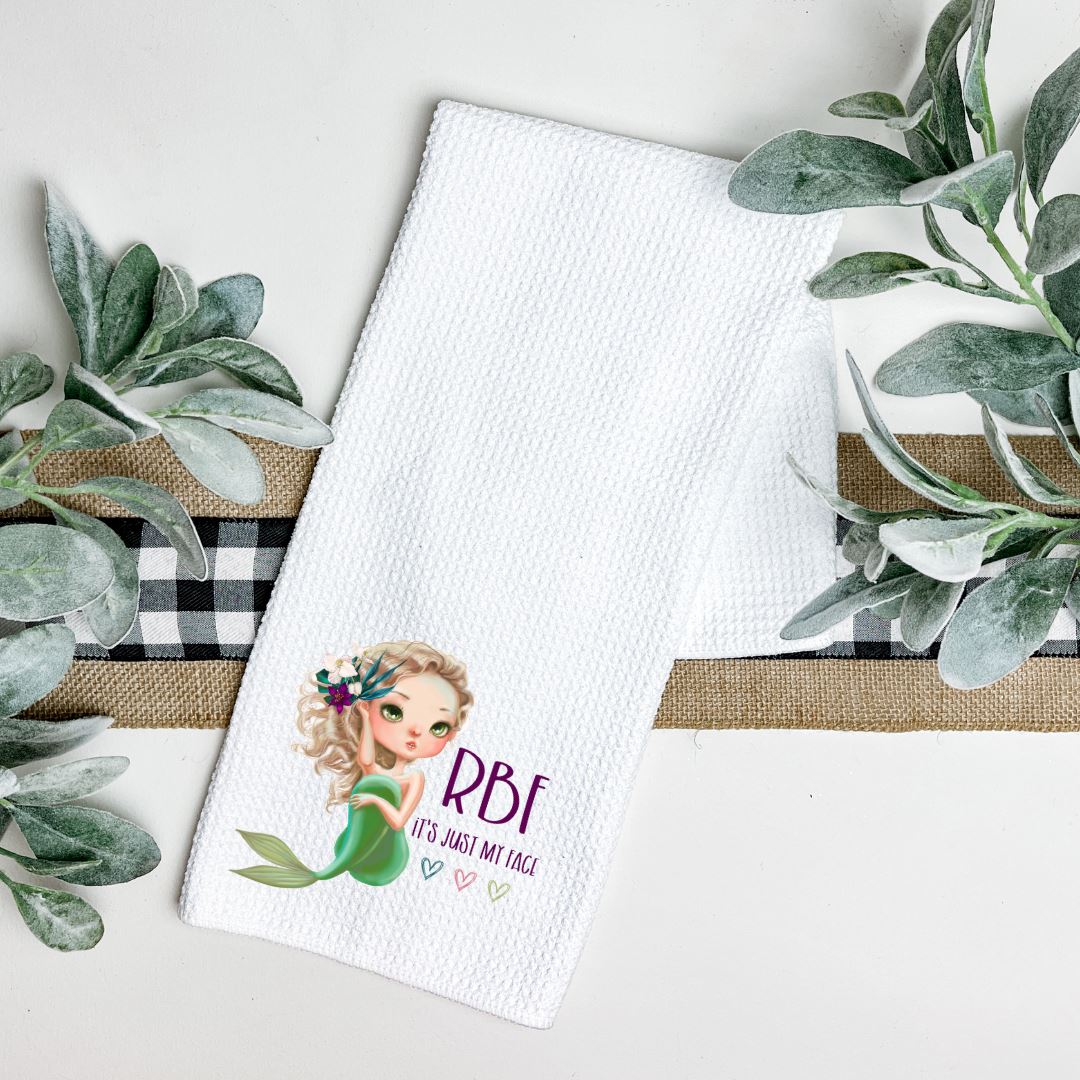 RBF- RESTING BITCH FACE TEA TOWEL Harlow Boutique Official Online Store