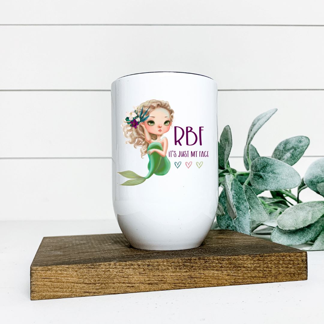 RESTING BITCH FACE WINE TUMBLER Harlow Boutique Official Online Store