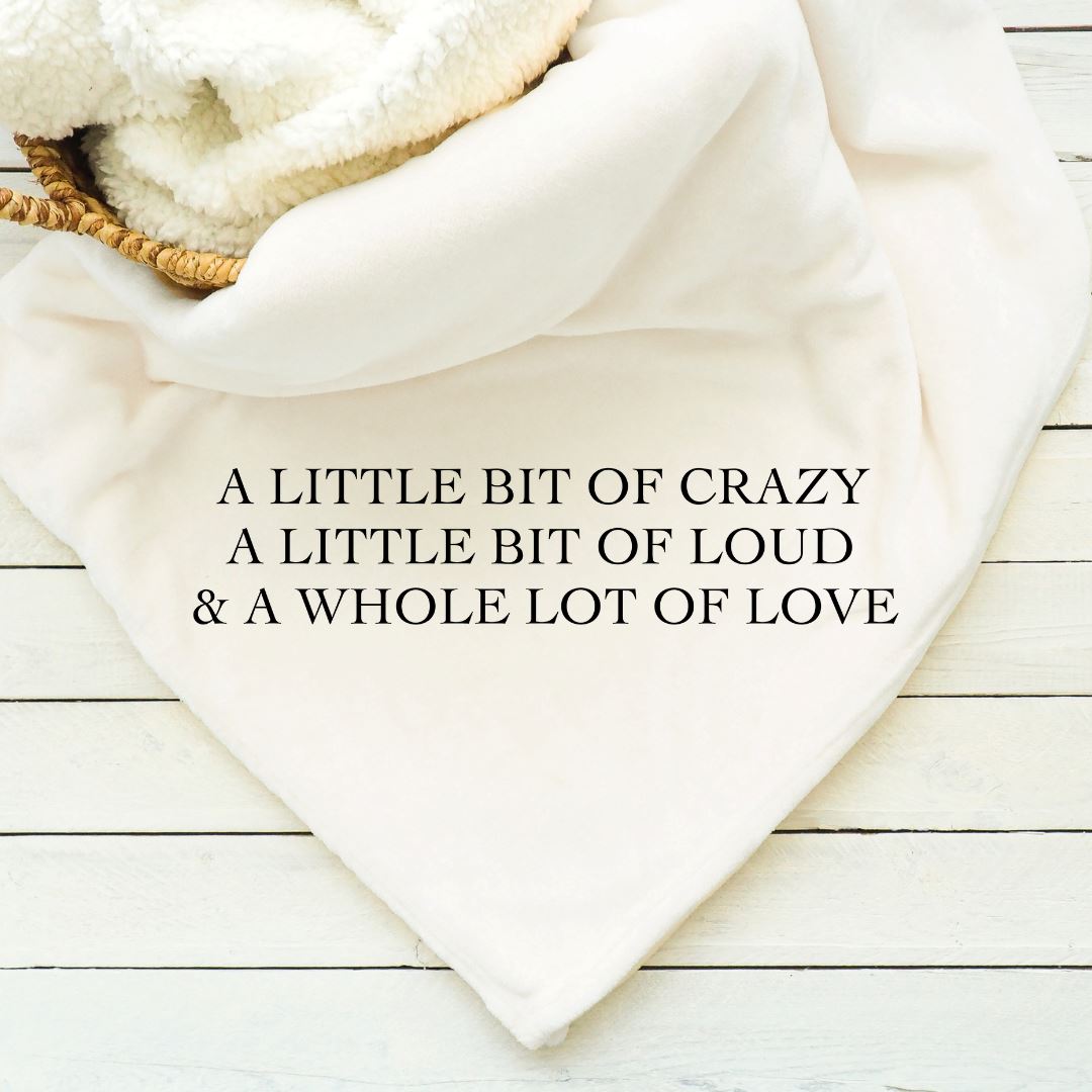 A Little Bit of Crazy Blanket Blankets Harlow Boutique Official Online Store