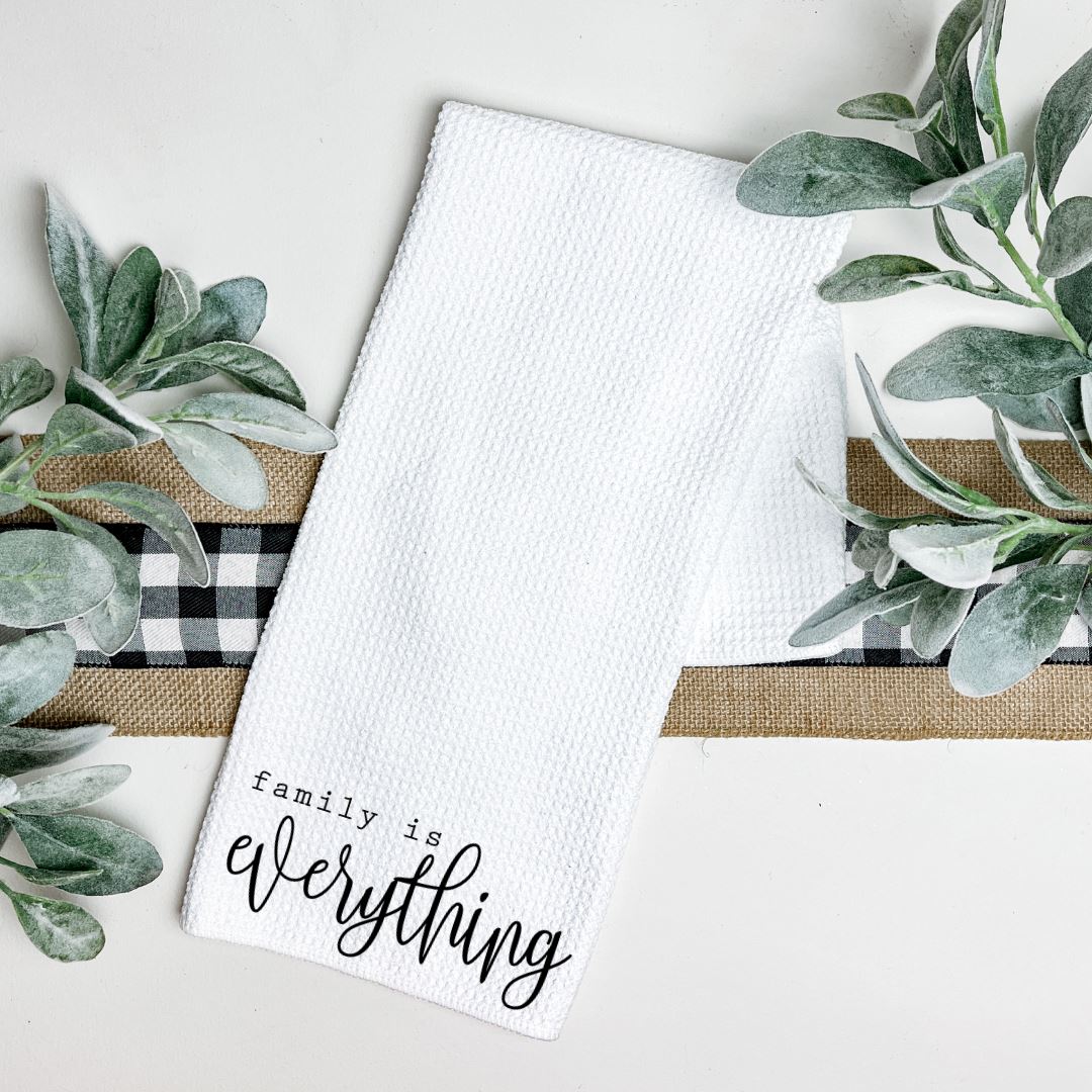 FAMILY IS EVERYTHING TEA TOWEL Harlow Boutique Official Online Store