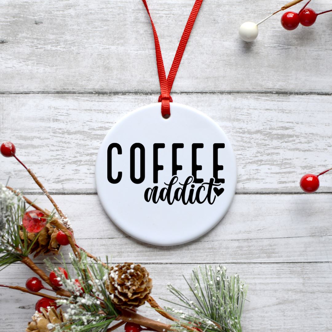 COFFEE ADDICT ORNAMENT Harlow Boutique Official Online Store