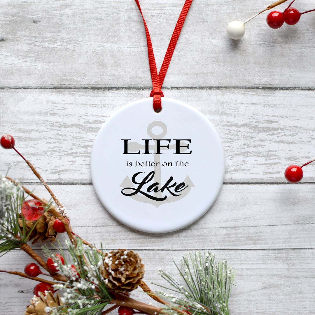 LIFE IS BETTER AT THE LAKE ORNAMENT Harlow Boutique Official Online Store