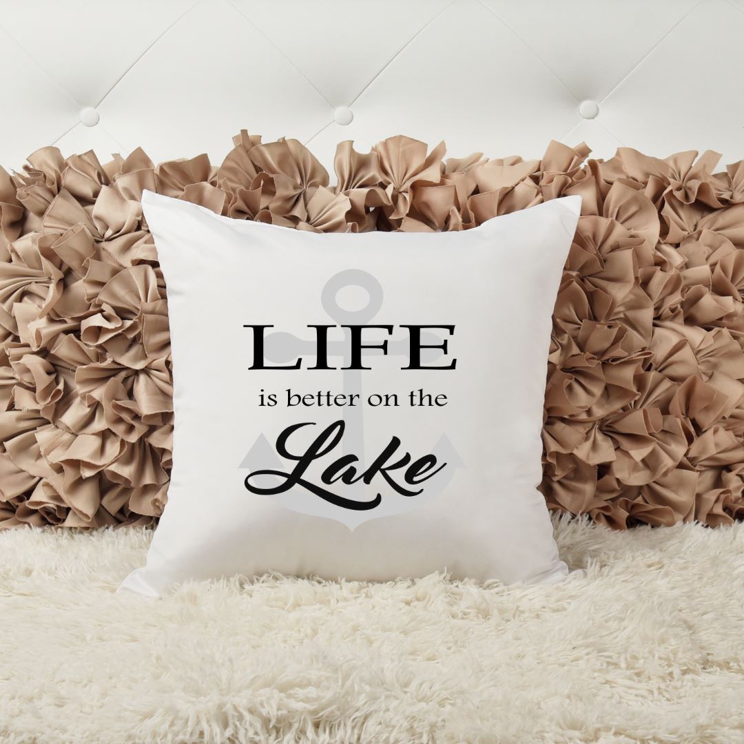 LIFE IS BETTER AT THE LAKE PILLOW Harlow Boutique Official Online Store