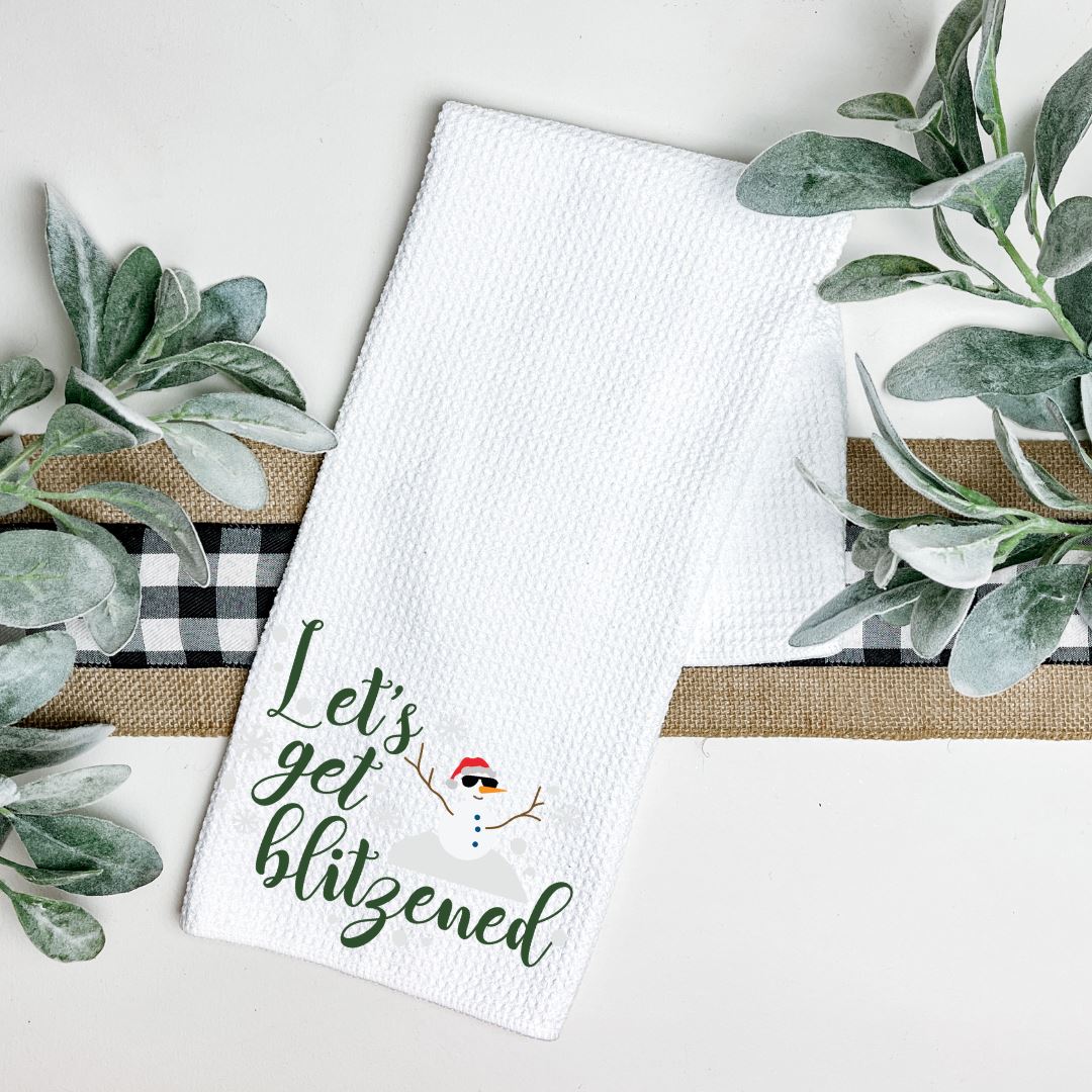 LETS GET BLITZENED TEA TOWEL Harlow Boutique Official Online Store