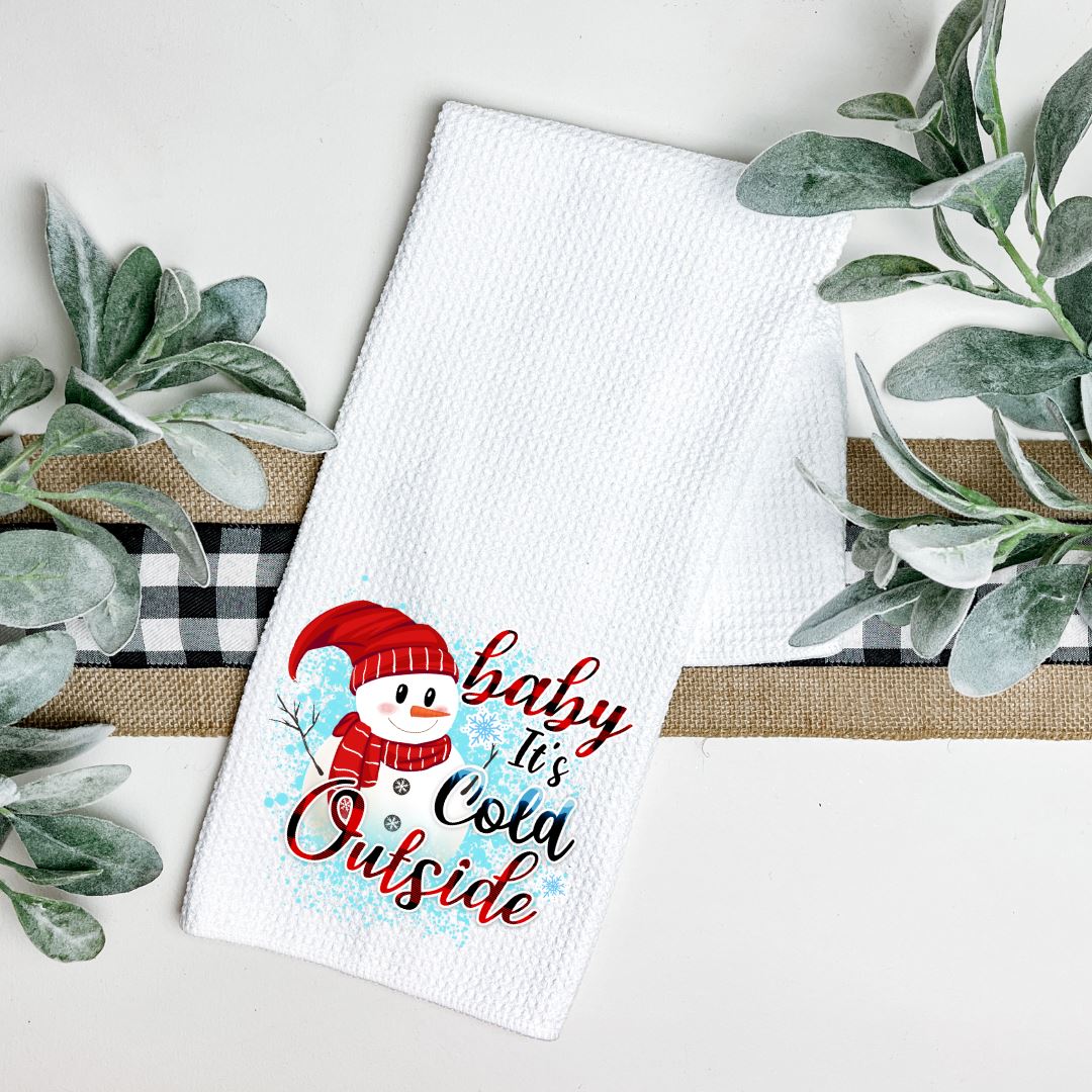 BABY ITS COLD OUTSIDE TEA TOWEL Harlow Boutique Official Online Store