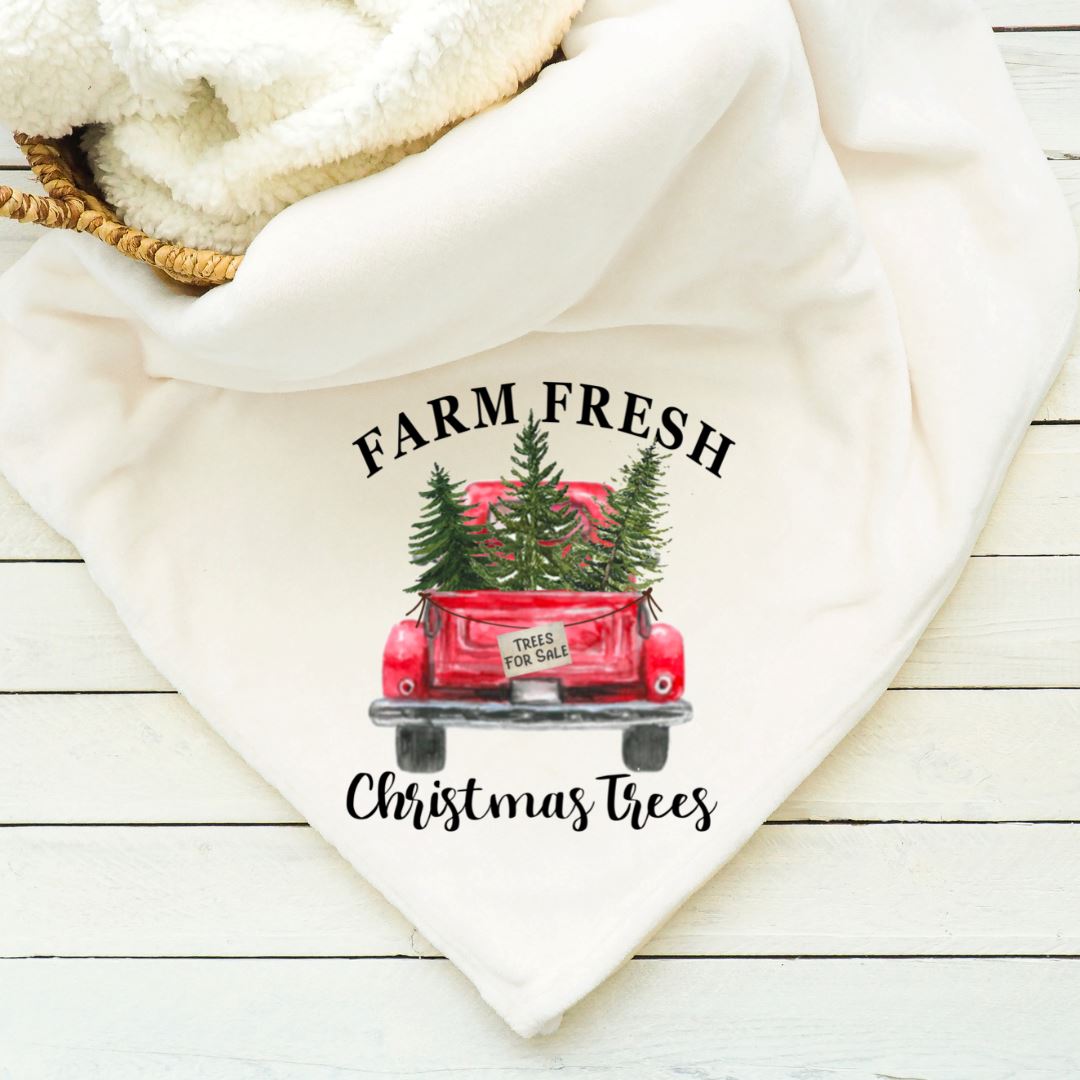 Farm Fresh Christmas Trees Blanket Blankets Harlow Boutique Official Online Store