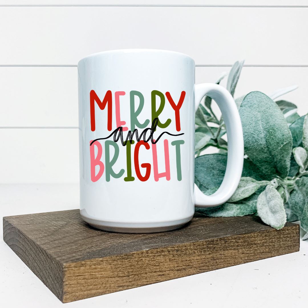 MERRY AND BRIGHT MUG Harlow Boutique Official Online Store