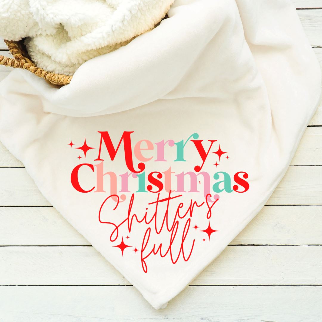 Merry Christmas Shitters Full Blanket Blankets Harlow Boutique Official Online Store