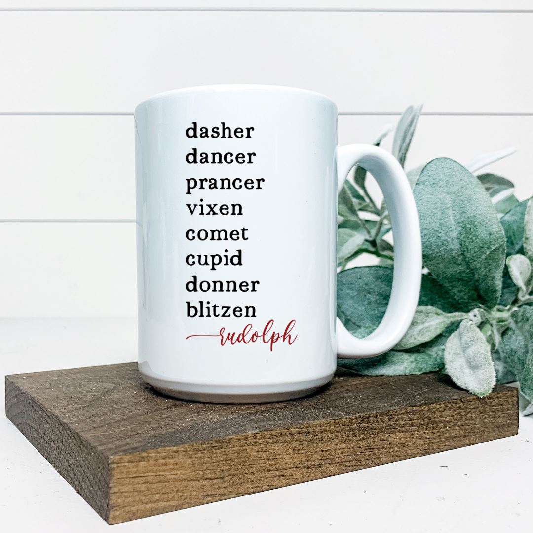 REINDEER LIST MUG Harlow Boutique Official Online Store