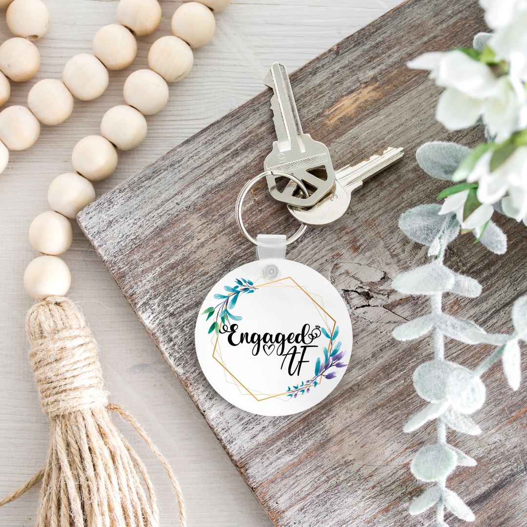ENGAGED AF KEYCHAIN Harlow Boutique Official Online Store