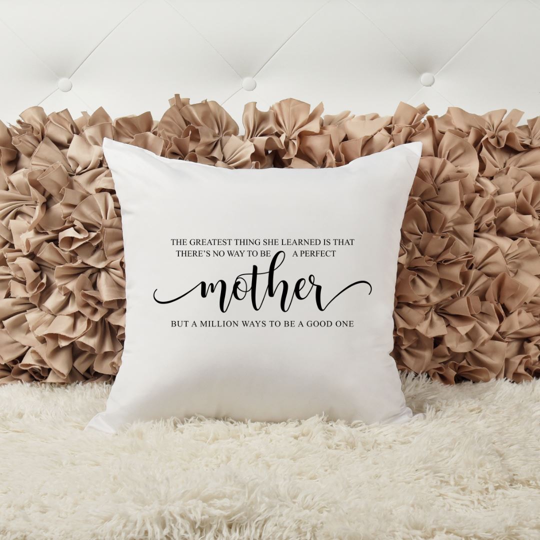 THE GREATEST THING SHE LEARNED PILLOW Harlow Boutique Official Online Store